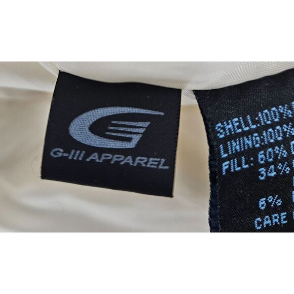 Kenneth Cole Womens Off White Med Quilted Jacket High Collar & Front Pockets - Picture 10 of 10